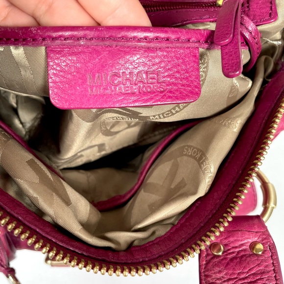 Michael Kors Pink Leather Shoulder Bag - Picture 9 of 10